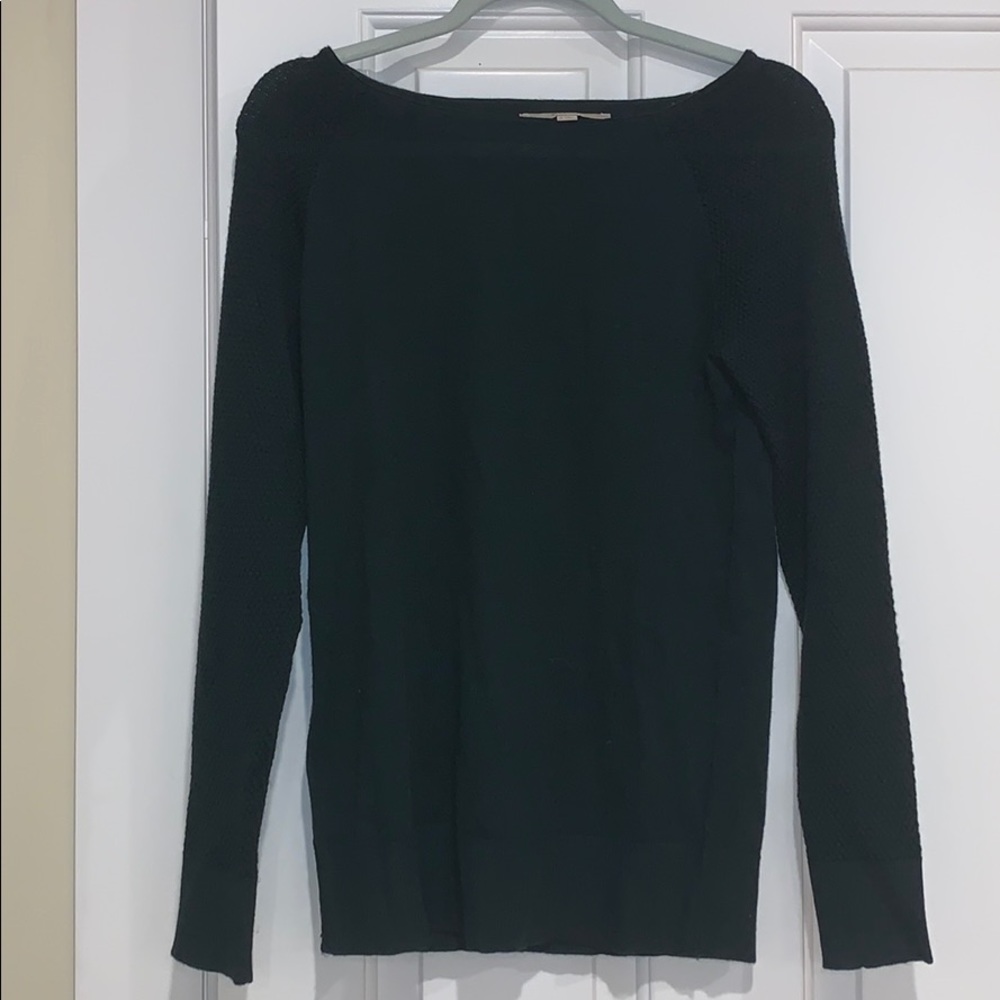 The Loft Dark forest green sweater